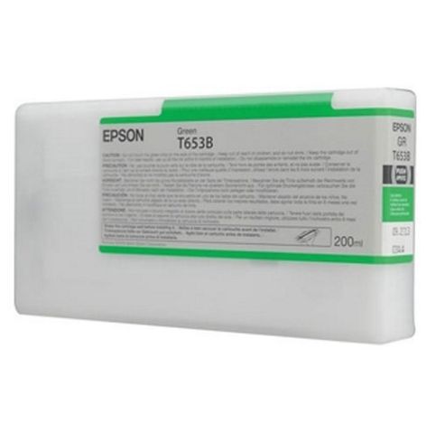 Image of Epson T653b Ultrachrome K3 Ink Cartridge - 200ml (green) For Epson Stylus Pro 4900