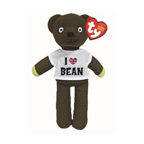 Image of Ty Beanie Babies I Love Mr Bean T Shirt Teddy Uk Exclusive
