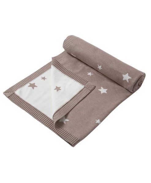 Image of Mamas & Papas - Millie & Boris - Small Knitted Star Blanket
