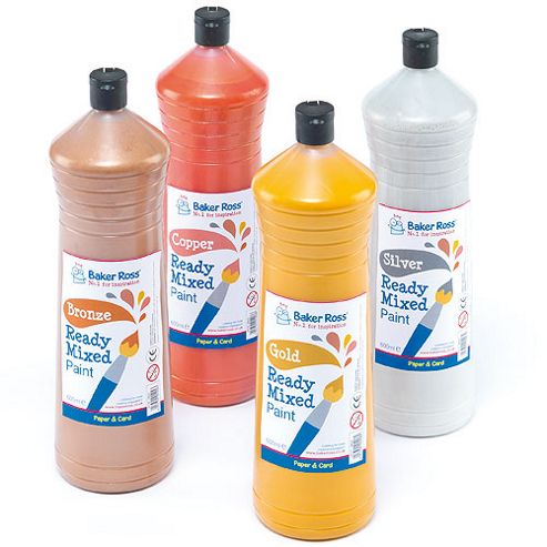 Image of Ready Mixed Metallic Paint 600ml - Copper
