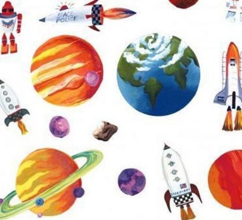 Image of Outer Space Wall Stickers