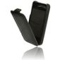 U-bop Neo-ORBIT Leather Flip Case - Apple iPhone 4, 4S, 4S (Carbon Fiber Black) SuperSlim Vertical Design. Superior Microfiber lining.