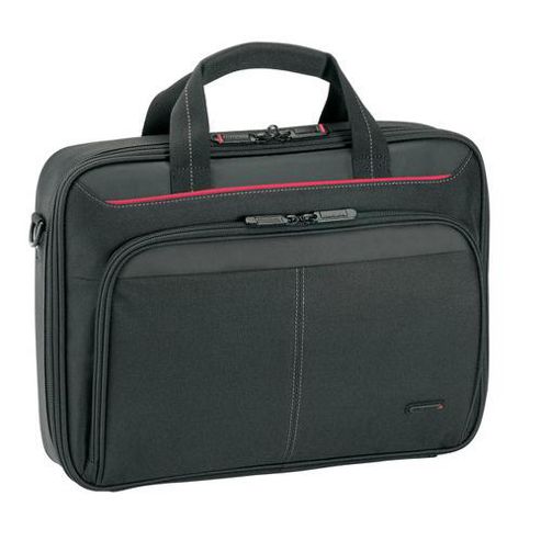 Image of Targus Clamshell Black Nylon Laptop Case For 13.3 Inch Notebooks
