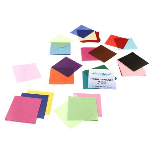 Image of Tissue Squares 75mm (3 Inch)