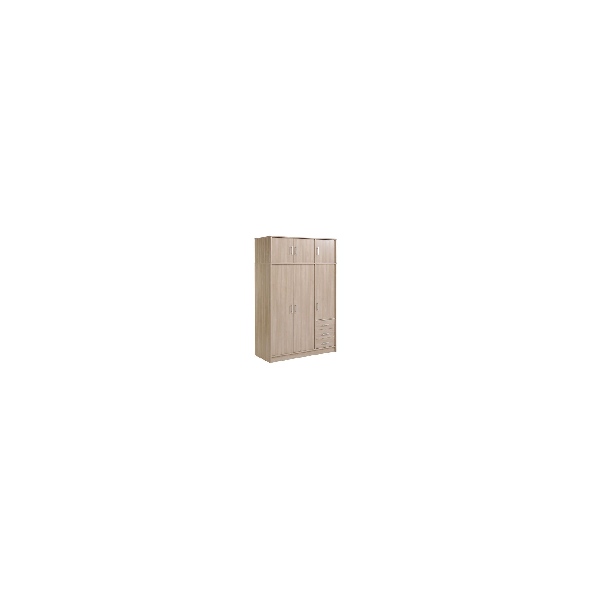 Parisot Essential Wardrobe with 6 Doors and 3 Drawers - Bruges at Tesco Direct