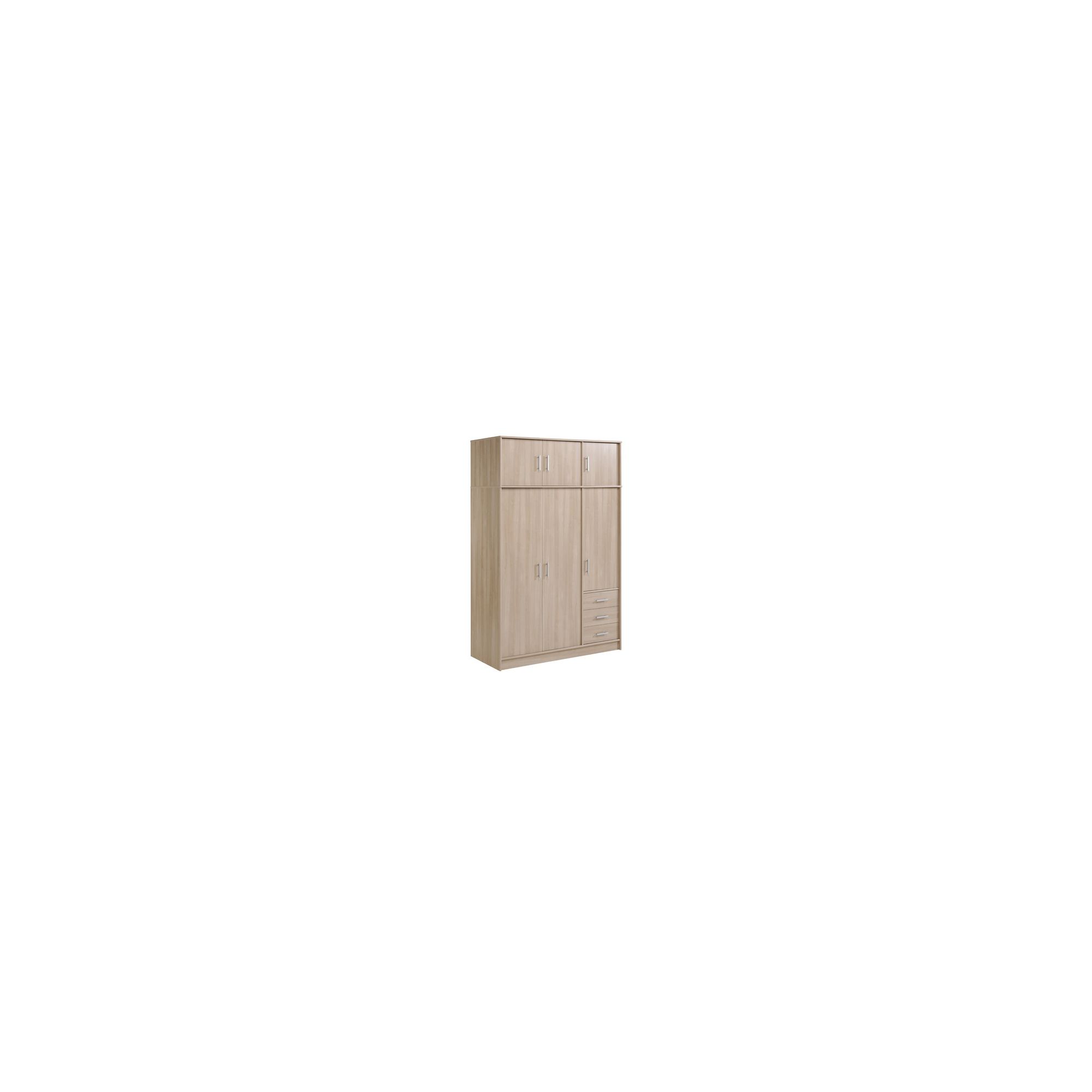 Parisot Essential Wardrobe with 6 Doors and 3 Drawers - Bruges at Tesco Direct