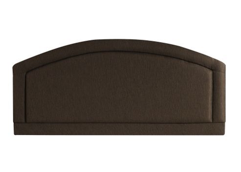 Image of Furmanac Harrow Upholstered Headboard - Single - Suede Brown
