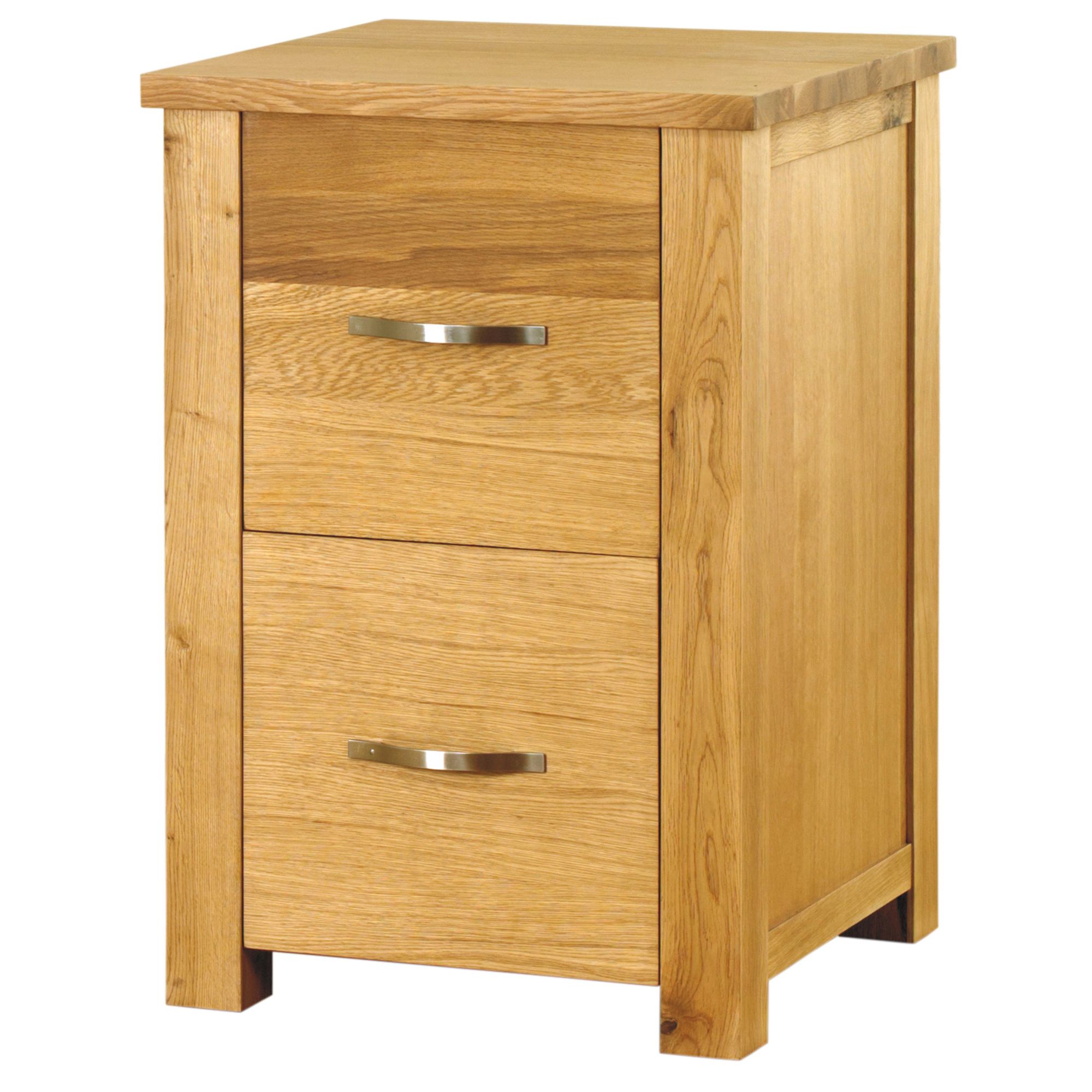 Baumhaus Aston Oak Two Drawer Filing Cabinet at Tesco Direct