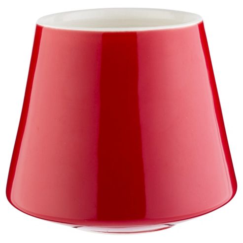 Image of Tesco Red Ceramic Filled Candle