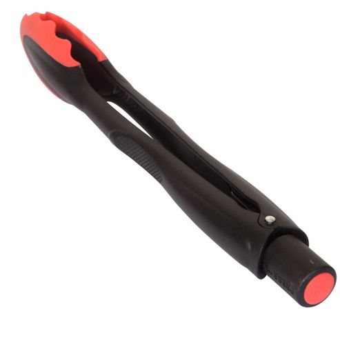 Image of Dexam 30.5cm Push Button Tongs, Red