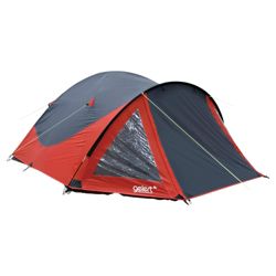 Gelert Rocky 4-Man Dome Tent, Red