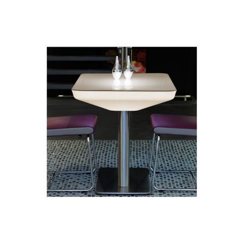 Image of Moree Studio Indoor Table With Glass Top - 105cm