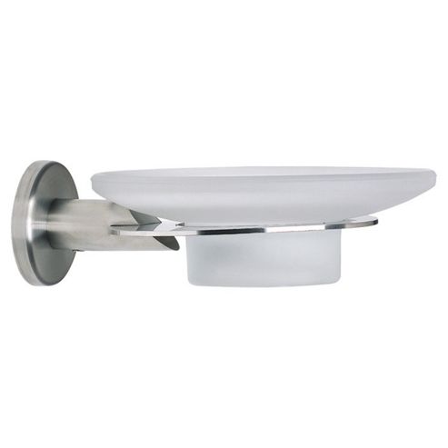 Image of Urban Glass Soap Dish - Chromed