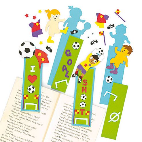 Image of Football Bookmark Craft Kits (pack Of 4)