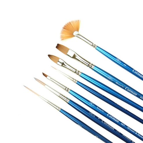 Image of Cotman Water Colour 7 Brush Set - Short Handled
