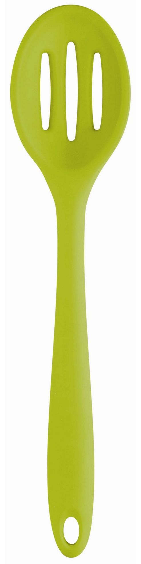Image of Kitchencraft Colourworks Slotted Spoon, Green