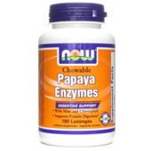 Now Papaya Enzyme 180 Lozenges