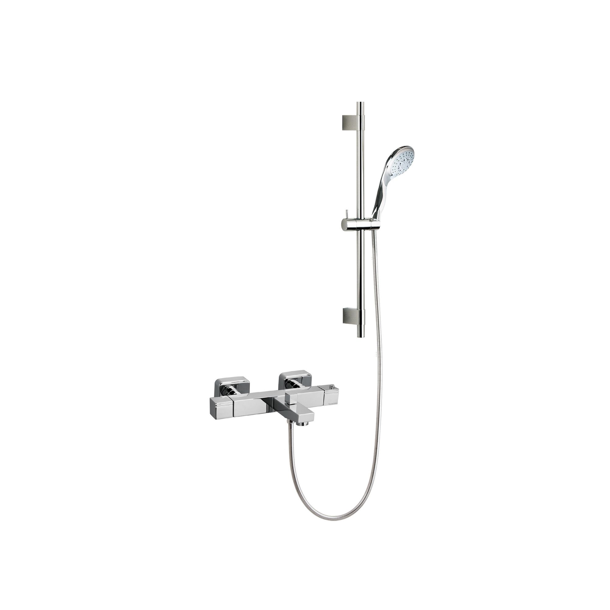 Ramon Soler Thermokuatro Exposed Thermostatic Bath/Shower Mixer with Jupiter Shower Kit at Tesco Direct