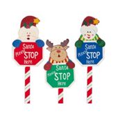 Premdec Ac04106 Santa Please Stop Here Sign