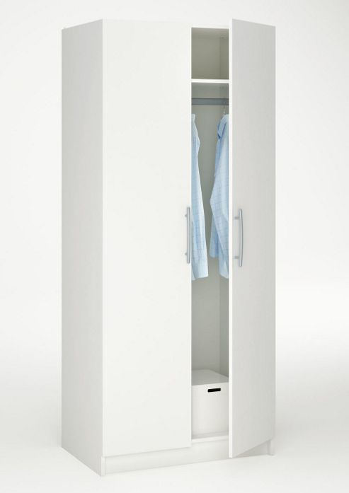 Image of Altruna Washington 2 Door Wardrobe - White