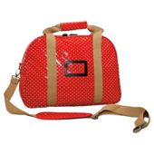 Tesco Small Holdall, Red Polka Dot