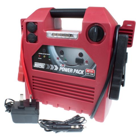 Image of 4 In 1 Power Pack / Jump Start, Portable Power, Usb Power Supply And Led Torch