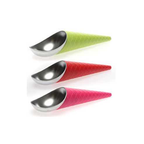 Image of "the Cone Ice Cream Scoop Mixed Colours Red, Lime, Pink"