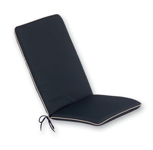 Image of Glencrest Seatex Cc Seat Pad With Back Cushion (set Of 2) - Black