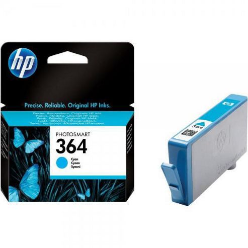 Image of Hp 364 Cyan Original Ink Cartridge