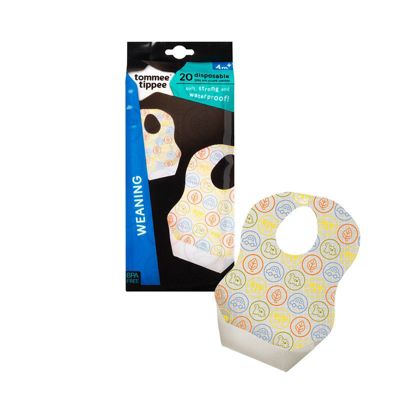 image 1 of Tommee Tippee Explora Disposable Bibs X20