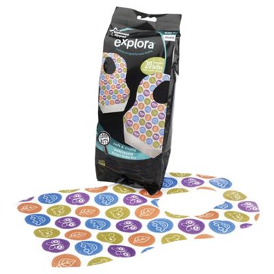 image 1 of Tommee Tippee Explora Disposable Bibs X20