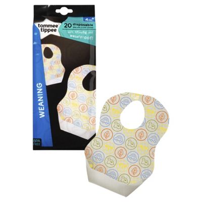 image 1 of Tommee Tippee Explora Disposable Bibs X20