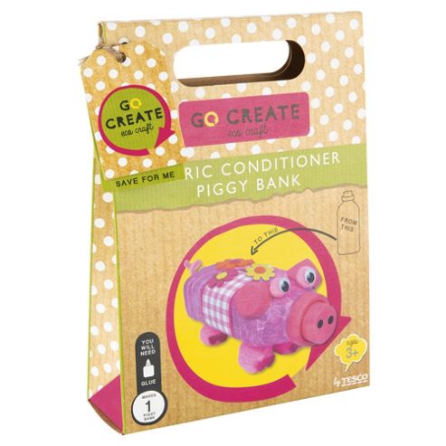 Image of Go Create Eco Craft Fabric Conditioner Piggy Bank