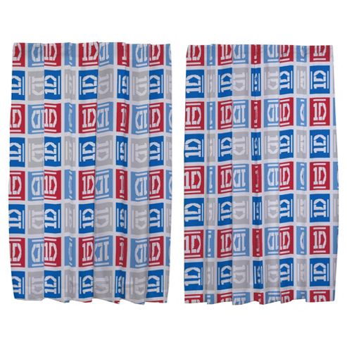Image of One Direction Curtains W168xl137cm (66x54")
