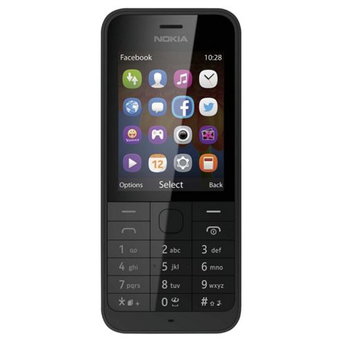 Image of Tesco Mobile Nokia 220 Black
