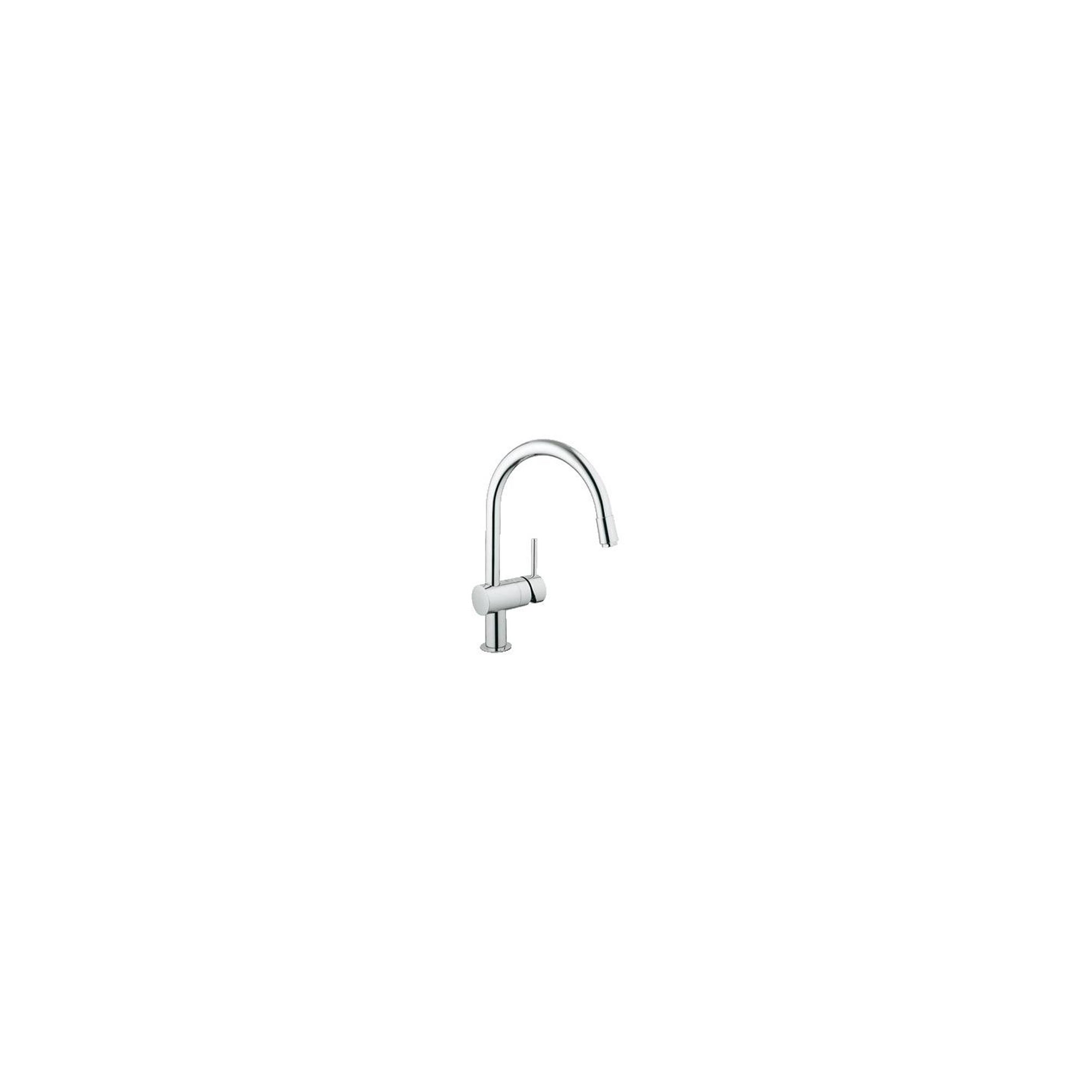 Grohe Minta Mono Sink Mixer Tap, Pull-Out C-Spout, Single Handle, Chrome at Tesco Direct