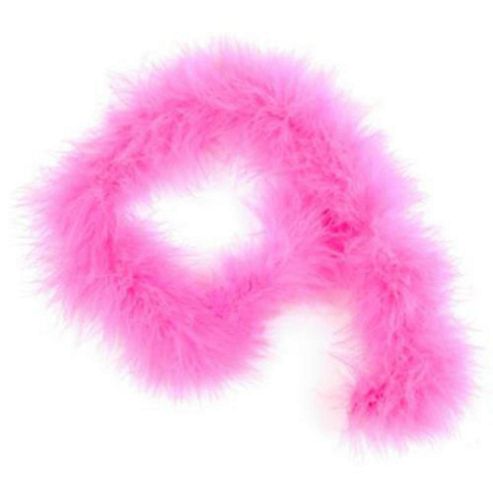 Image of Marabou Feather Trim Shocking Pink - 2 Metre Pack