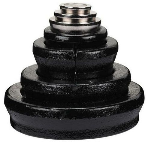 Image of Natural Elements Eight Piece Traditional Cast Iron Imperial Stacking Weights Set, Gift Boxed