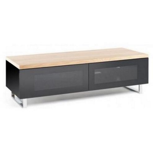 Image of Techlink 407283 Panorama Pm120lo Tv Stand For Screens Up To 60 (light Oak)