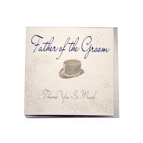 Image of Bliss Wedding - Father Of The Groom Wedding Card