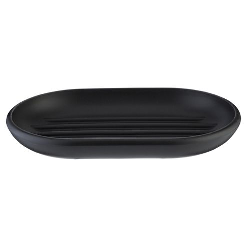 Image of Tesco Basic Plastic Soap Dish, Black