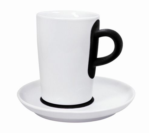 Image of Kahla Touch! Macchiato Cup With Saucer - Black
