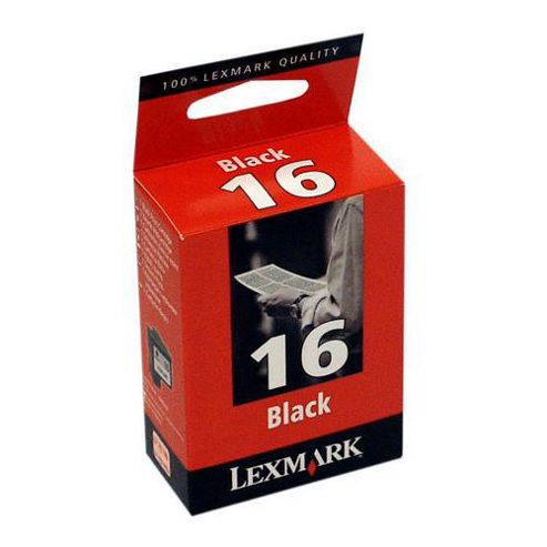 Image of Lexmark Colour No.16 Ink Cartridge To Replace Lexmark 10n0016e - Black