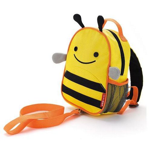 Image of Skip Hop Zoolet Toddler Backpack With Rein, Bee