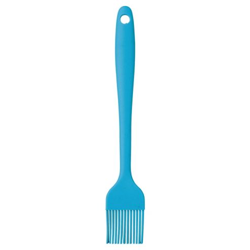 Image of Kitchencraft Colourworks 20cm Silicone Pastry Brush, Blue