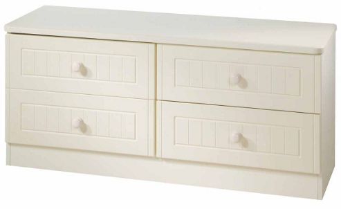 Image of Welcome Furniture Warwick 4 Drawer Bed Box - Beech