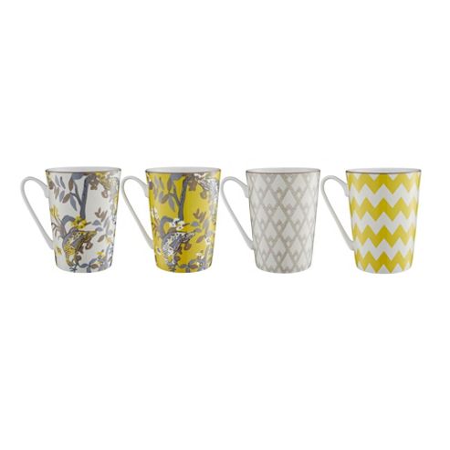 Image of Living By Christiane Lemieux Plume Set 4 Mugs