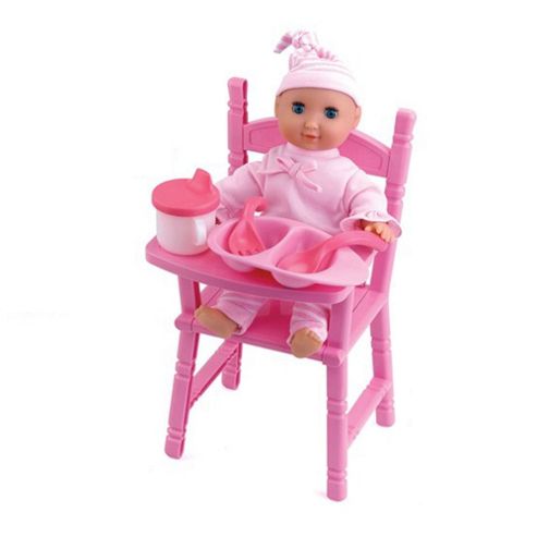 Image of Dolls World Feeding Time Freya Doll With High Chair