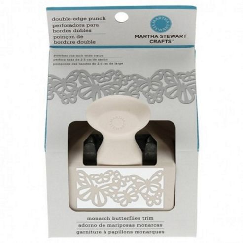 Image of Martha Stewart Monarch Butterfly Trim Double Deep Edge Punch