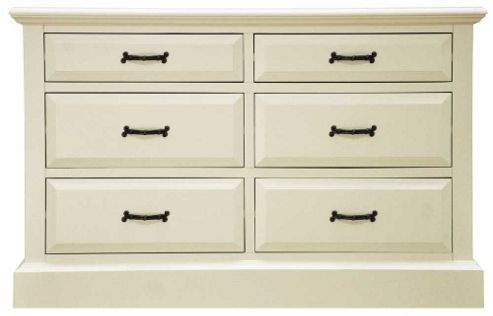 Image of Ultimum Hambleton Off White 6 Drawer Chest